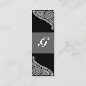 RENAISSANCE MONOGRAM MINI VISITEKAARTJE (Achterkant)