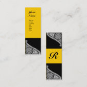 RENAISSANCE MONOGRAM MINI VISITEKAARTJE (Voorkant / Achterkant)