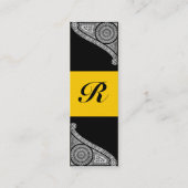 RENAISSANCE MONOGRAM MINI VISITEKAARTJE (Achterkant)