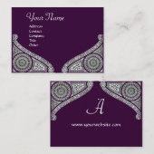 RENAISSANCE MONOGRAM VISITEKAARTJE (Voorkant / Achterkant)
