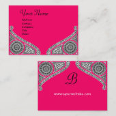 RENAISSANCE MONOGRAM VISITEKAARTJE (Voorkant / Achterkant)