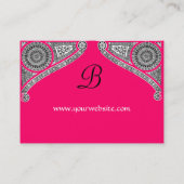 RENAISSANCE MONOGRAM VISITEKAARTJE (Achterkant)