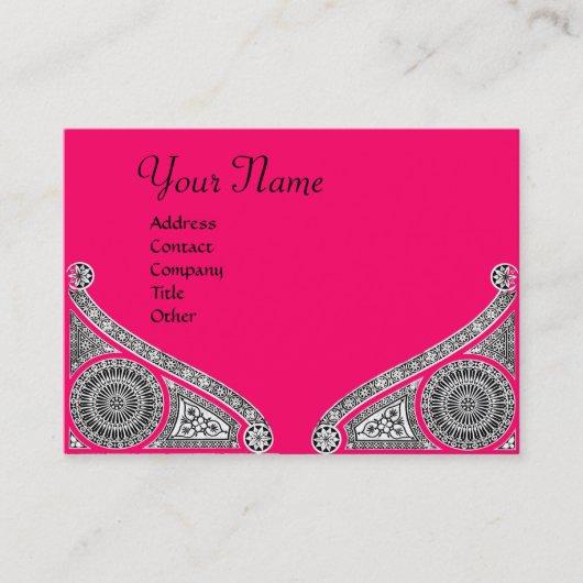 RENAISSANCE MONOGRAMME VISITEKAARTJE (Voorkant)