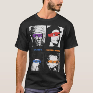 Renaissance Ninja Artiesten Grappig Gezegde Pop Ar T-shirt