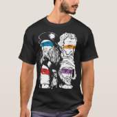 Renaissance Ninja Artists Poster Style Pop Art T-shirt (Voorkant)