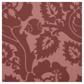 Renaissance Oblique Floral, Dark Red Stof (Swatch)