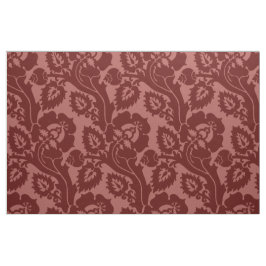Renaissance Oblique Floral, Dark Red Stof