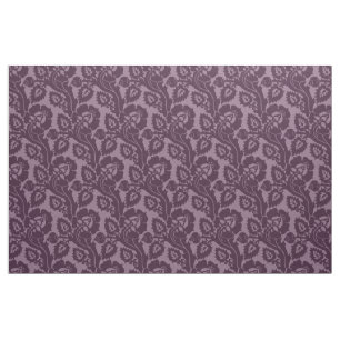 Renaissance Oblique Floral, Eggplant Stof