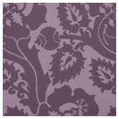 Renaissance Oblique Floral, Eggplant Stof (Swatch)