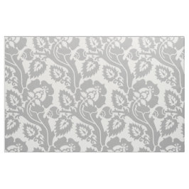 Renaissance Oblique Floral, Silver-Grey Stof