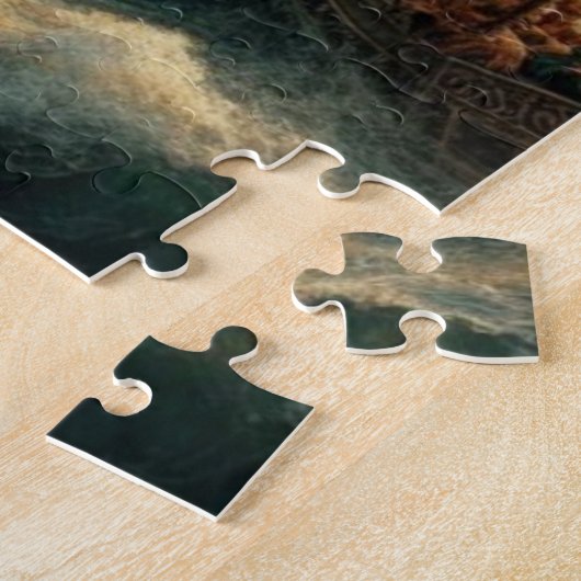 Renaissance olieverfschilderij legpuzzel (Zijkant)