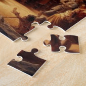 Renaissance olieverfschilderij legpuzzel (Zijkant)