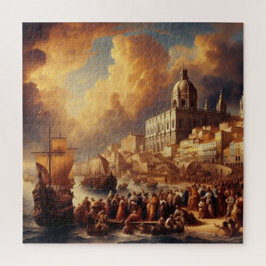 Renaissance olieverfschilderij legpuzzel (Verticaal)