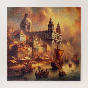 Renaissance olieverfschilderij legpuzzel