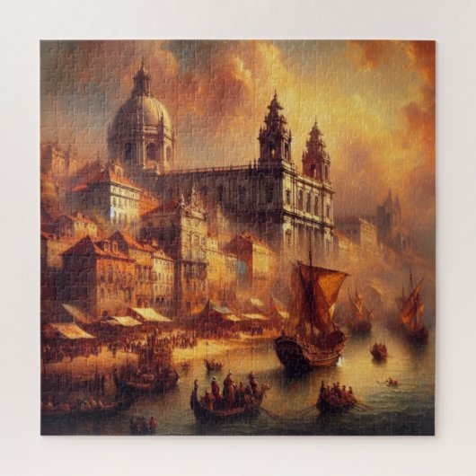 Renaissance olieverfschilderij legpuzzel (Verticaal)