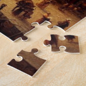 Renaissance olieverfschilderij legpuzzel (Zijkant)