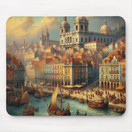Renaissance olieverfschilderij muismat (Voorkant)