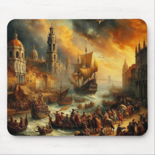 Renaissance olieverfschilderij muismat
