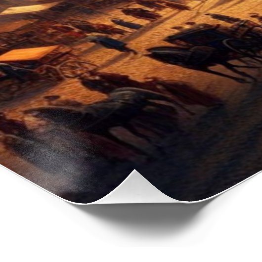 Renaissance olieverfschilderij perfect poster (Hoek)