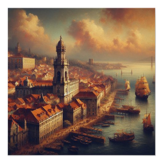 Renaissance olieverfschilderij perfect poster (Voorkant)