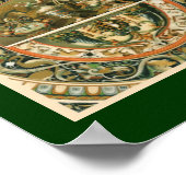 Renaissance ontwerp vintage kunst poster (Hoek)