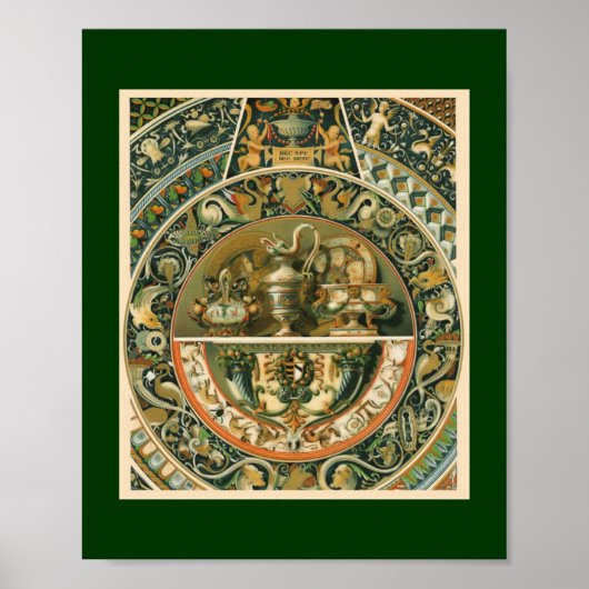Renaissance ontwerp vintage kunst poster (Voorkant)