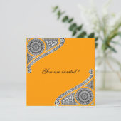 RENAISSANCE, oranje geel Kaart (Staand voorkant)