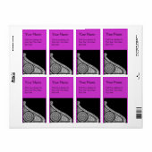 RENAISSANCE Paars Violet Etiket (Full Sheet)