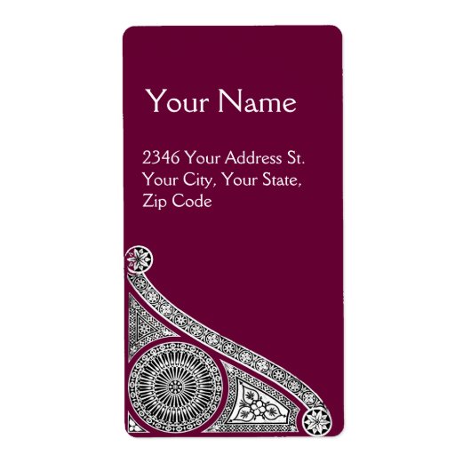 RENAISSANCE paars violet Etiket (Voorkant)