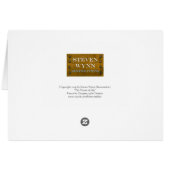 Renaissance Painting Card "Dream of Life" (Achterkant Horizontaal)