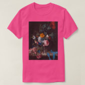 Renaissance painting still life with flowers t-shirt (Design voorkant)