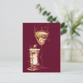 Renaissance Palace, Bourges, Briefkaart Frankrijk (Staand voorkant)