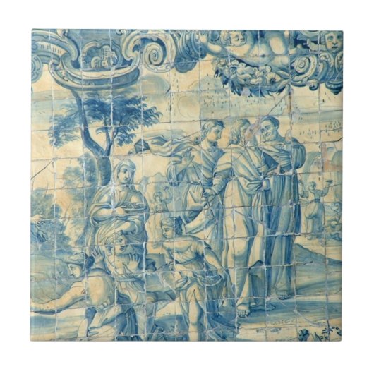 Renaissance Picnic - Azulejo-tegels Tegeltje (Voorkant)
