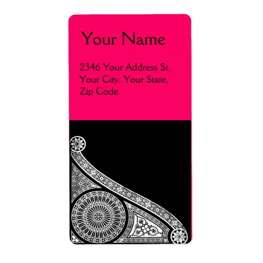 RENAISSANCE Pink fuchsia Etiket (Voorkant)