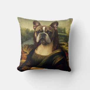 Renaissance-portret geïnspireerde pug-kunst Klas Kussen