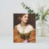 Renaissance Princess in een herfst Briefkaart (Staand voorkant)