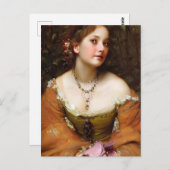 Renaissance Princess in een herfst Briefkaart (Voorkant / Achterkant)