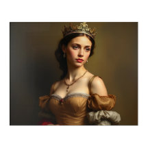 Renaissance Prinses: Bronzen Barokke Schoonheid