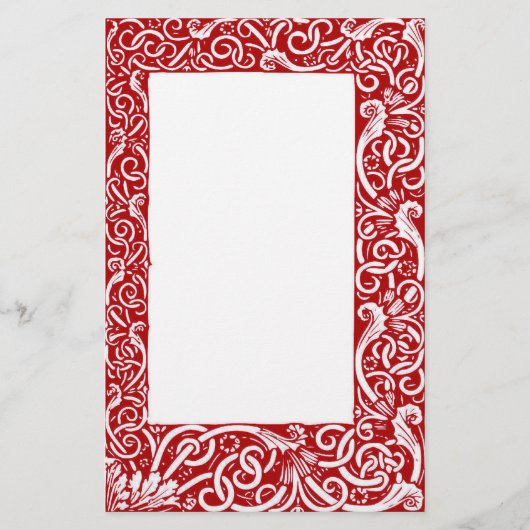 Renaissance Red Briefpapier (Voorkant)