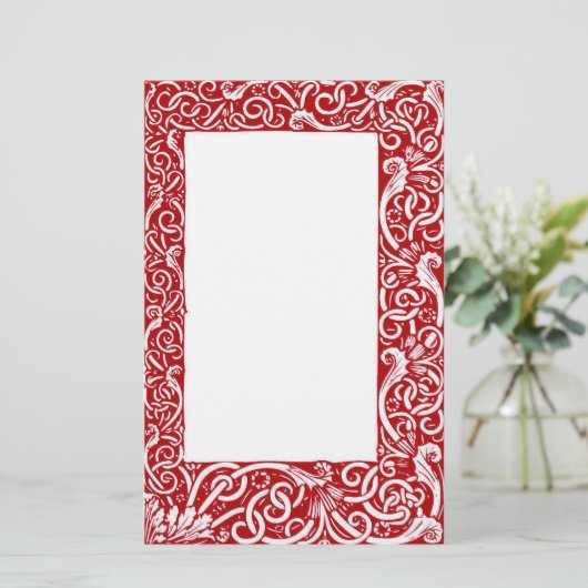 Renaissance Red Briefpapier (Staand voorkant)