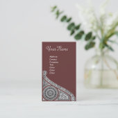 RENAISSANCE Red brown Visitekaartje (Staand voorkant)