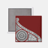 RENAISSANCE red Magneet (Voorkant / Achterkant)