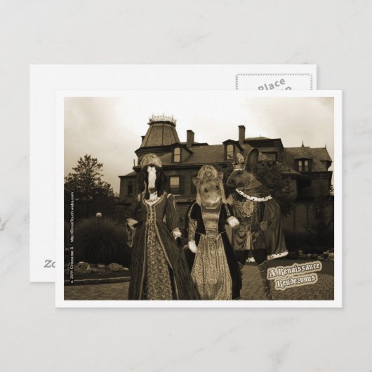 Renaissance Rendezvous Briefkaart (Voorkant / Achterkant)