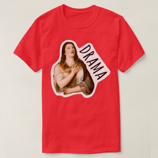 renaissance responsdrama t-shirt (Design voorkant)