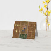 Renaissance Ridder en Vrouwe Trouwstoel Grafiek Kaart (Gele Bloem)