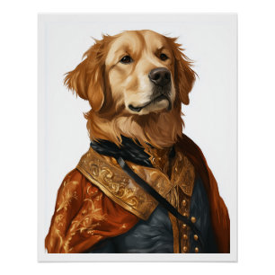 Renaissance Rover � Klassieke Kunst Hond Perfect Poster