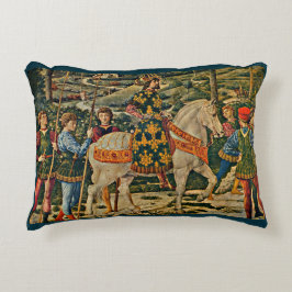 Renaissance royal on horseback accent kussen