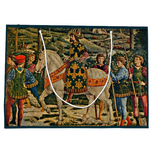 Renaissance royal on horseback groot cadeauzakje (Achterkant)