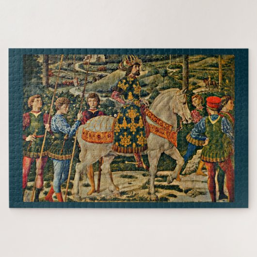 Renaissance royal on horseback legpuzzel (Horizontaal)