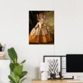 Renaissance Royal Pet Portrait Painting by Milly M Poster (Thuiskantoor)